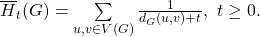 \overline{H}_t(G) =\sum\limits_{u,v\in V(G)}\frac{1}{d_G(u,v)+t},~t\geq 0.