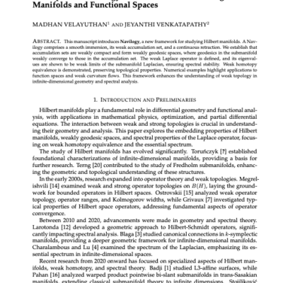 NaviSpace: A Navilogy Framework for Connecting Manifolds and Functional Spaces