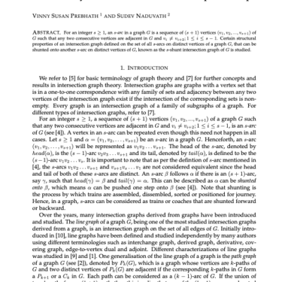 Further Study on the s-Shunt Intersection Graph of a Graph