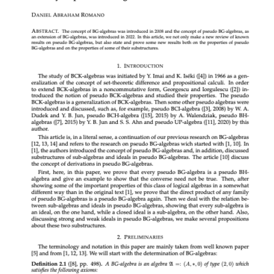 A study on pseudo BG-algebras