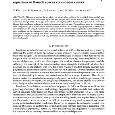Existence results for modified ABC fractional infinite delay equations in Banach spaces via α-dense curves