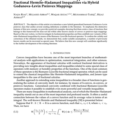 Fundamental Properties and a Unified Approach to Fractional Hermite–Hadamard Inequalities via Hybrid Godunova–Levin Preinvex Mappings