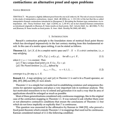 Interpolative Kannan contractions are classical Kannan contractions: an alternative proof and open problems